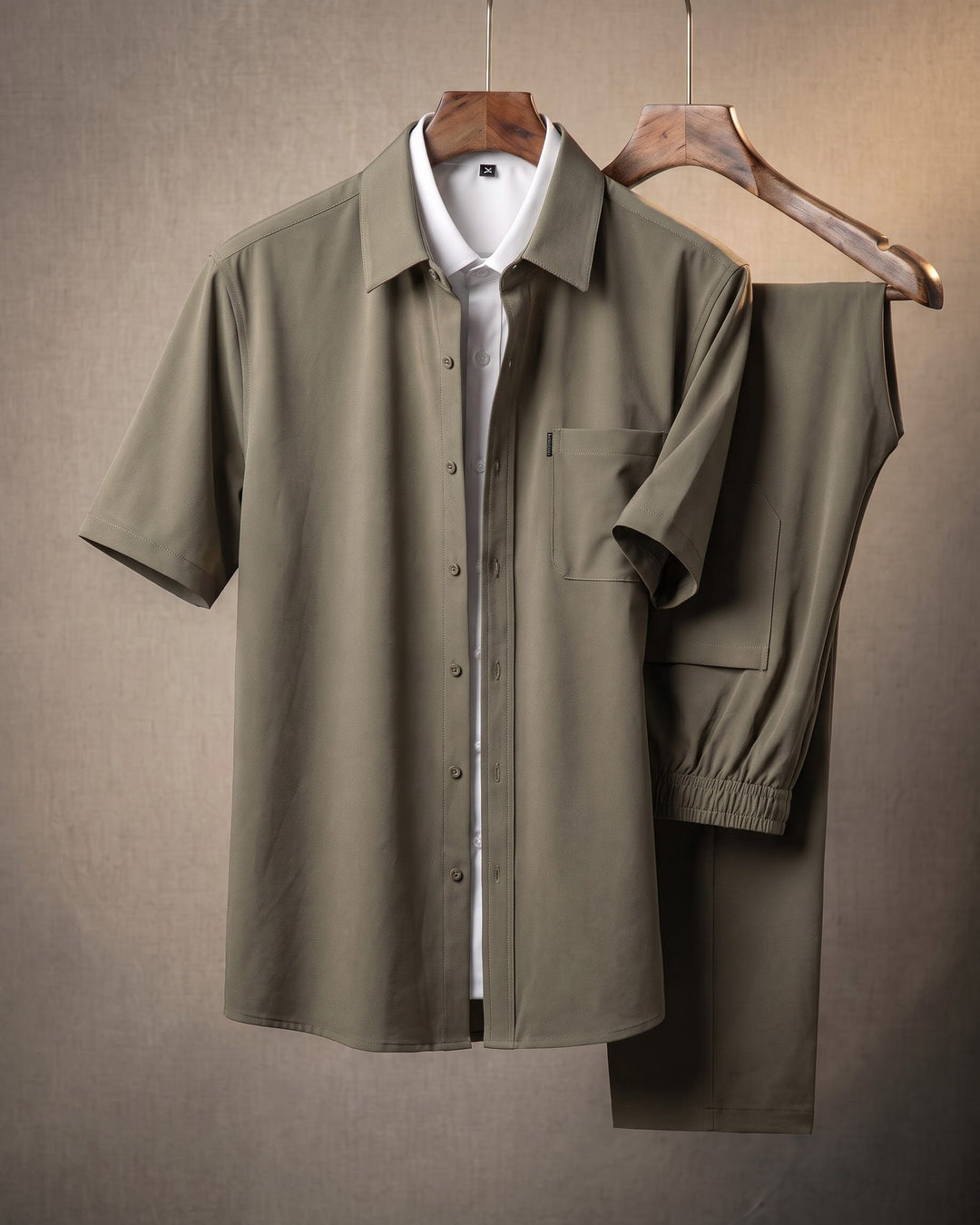 Domenico Short-Sleeve Shirt and Trouser Set