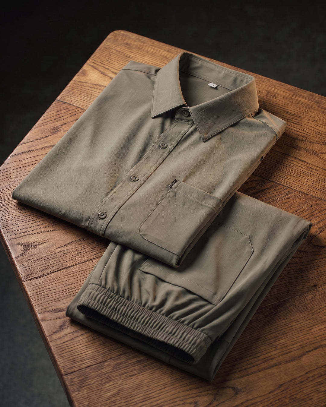 Domenico Short-Sleeve Shirt and Trouser Set