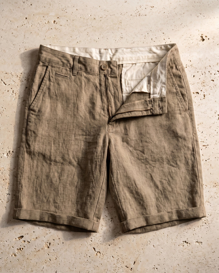 Julian Linen-Blend Shorts
