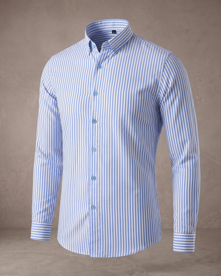 Lucio Striped Button-Down Shirt