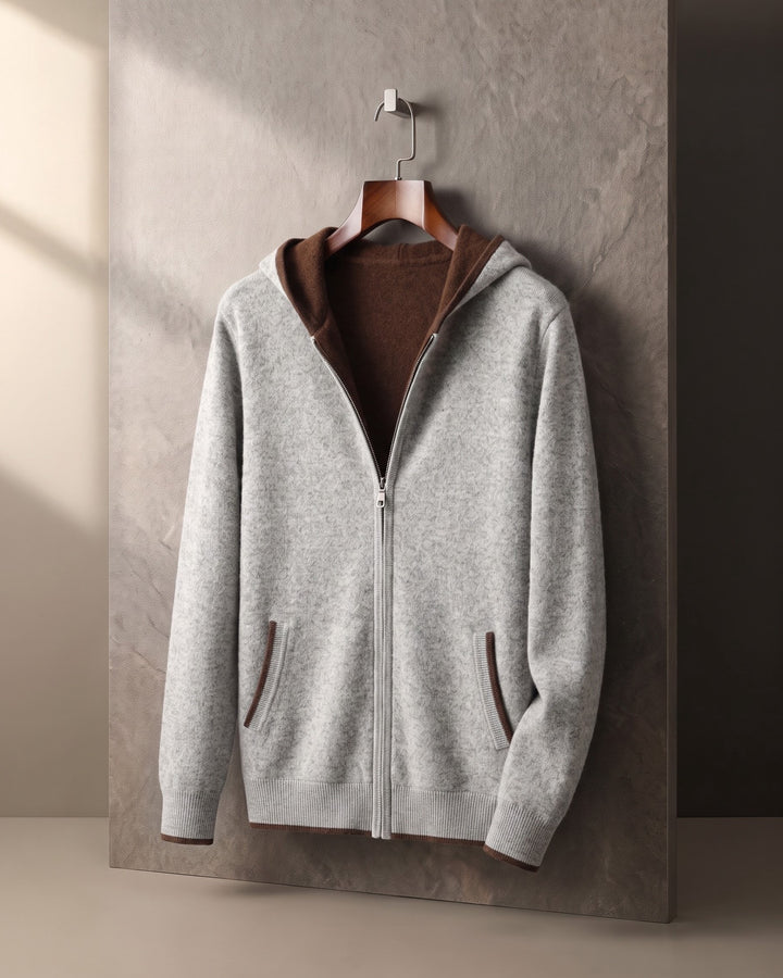 Donato Cashmere Zip Hoodie