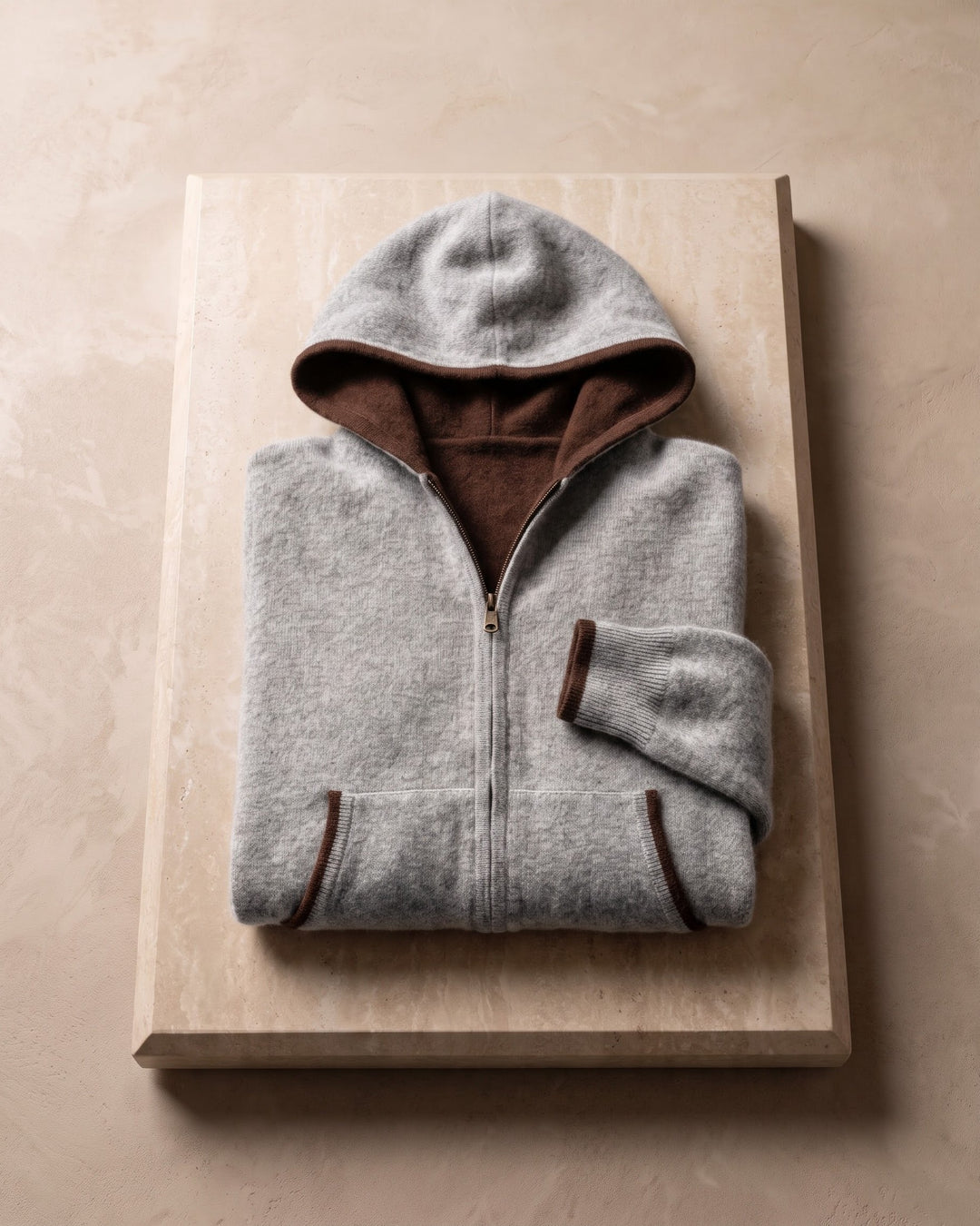 Donato Cashmere Zip Hoodie