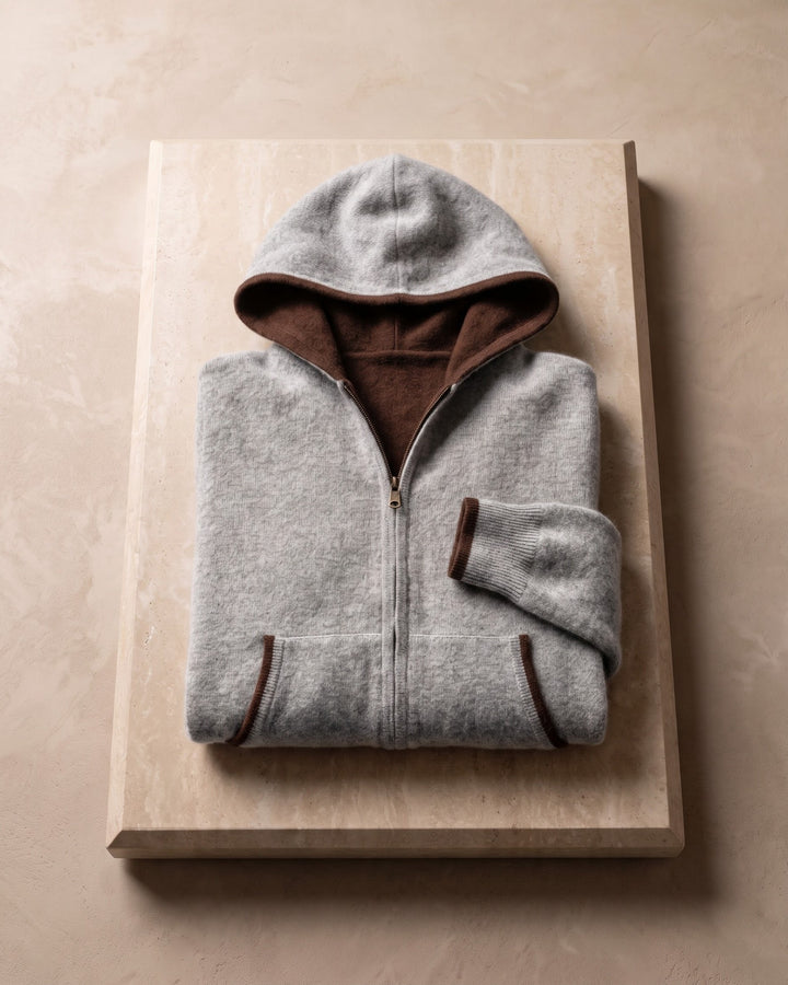 Donato Cashmere Zip Hoodie