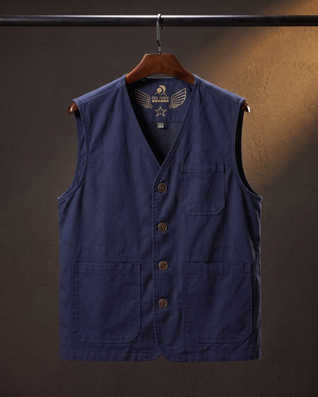 Severino Cotton Utility Vest
