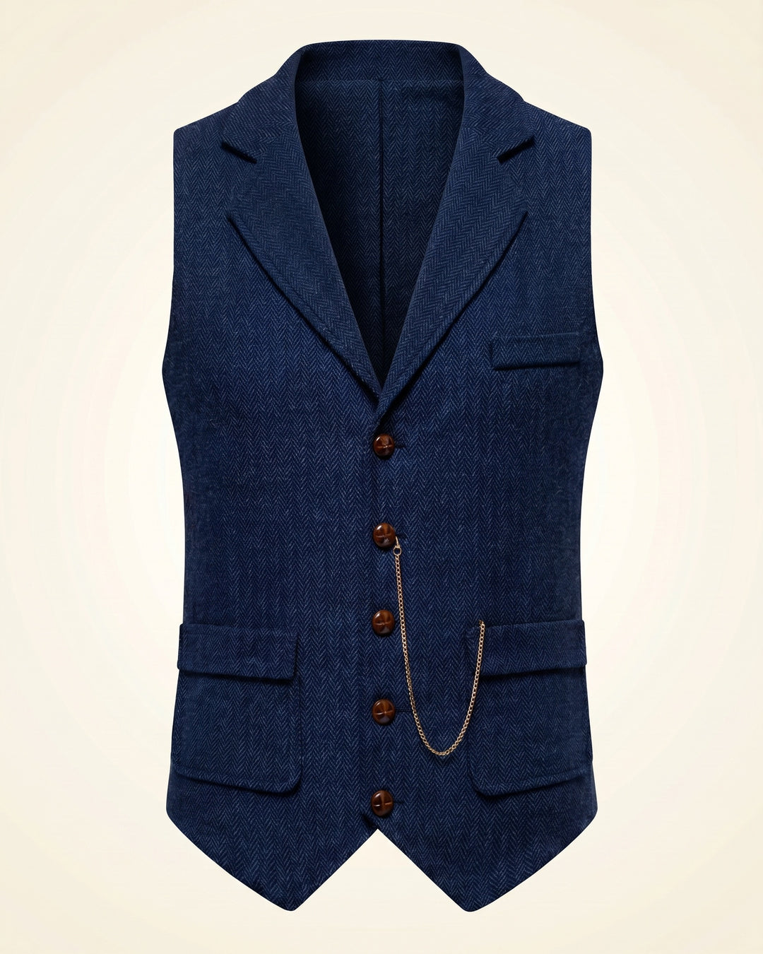 Oscar Herringbone Waistcoat