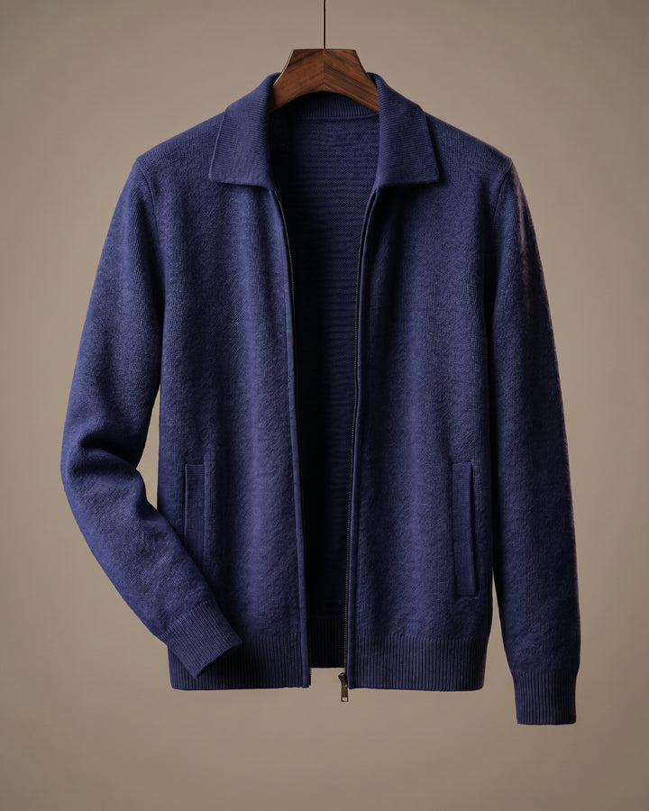 Rodolfo Cashmere Zip-Through Jacket