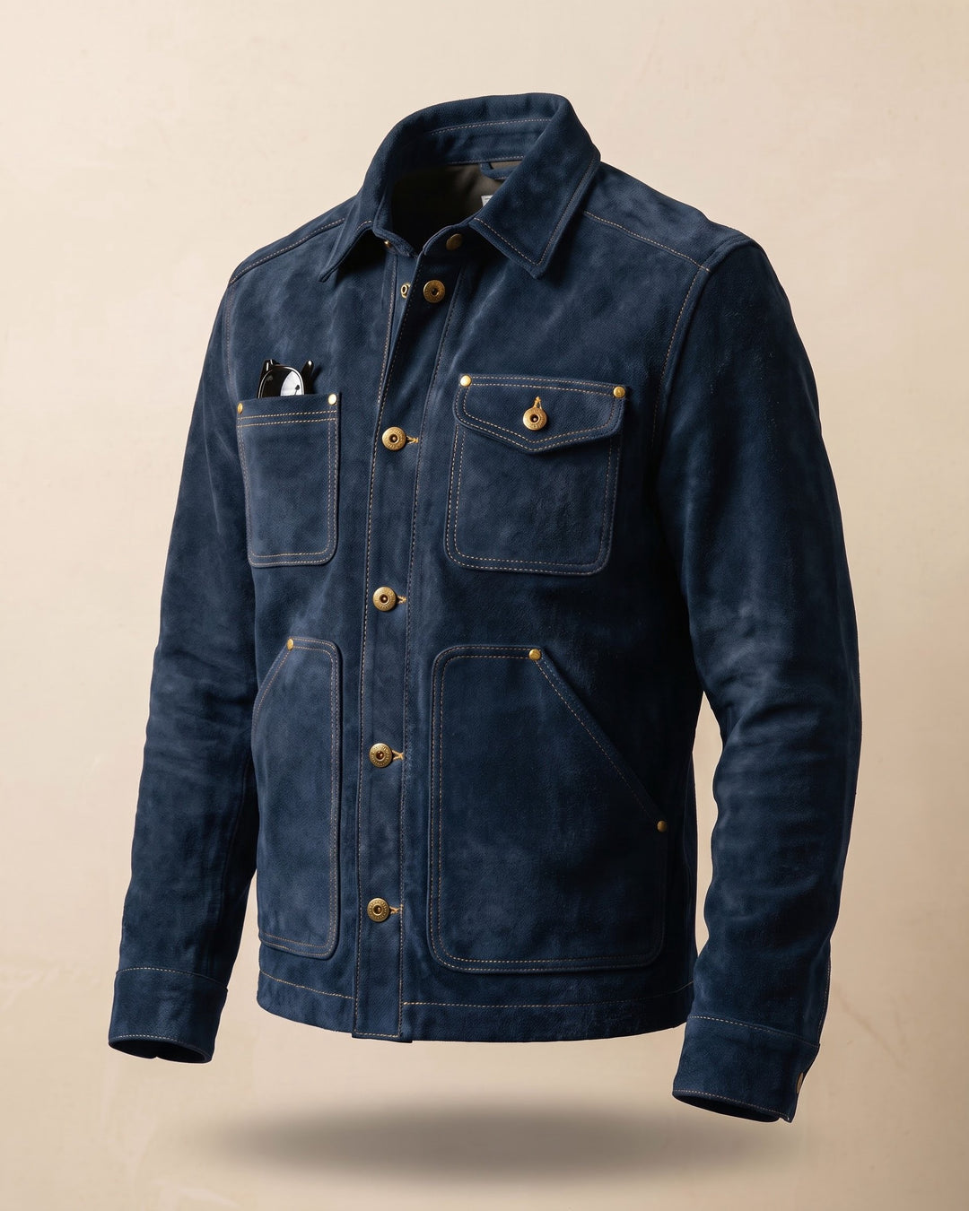 Ettore Suede Overshirt Jacket