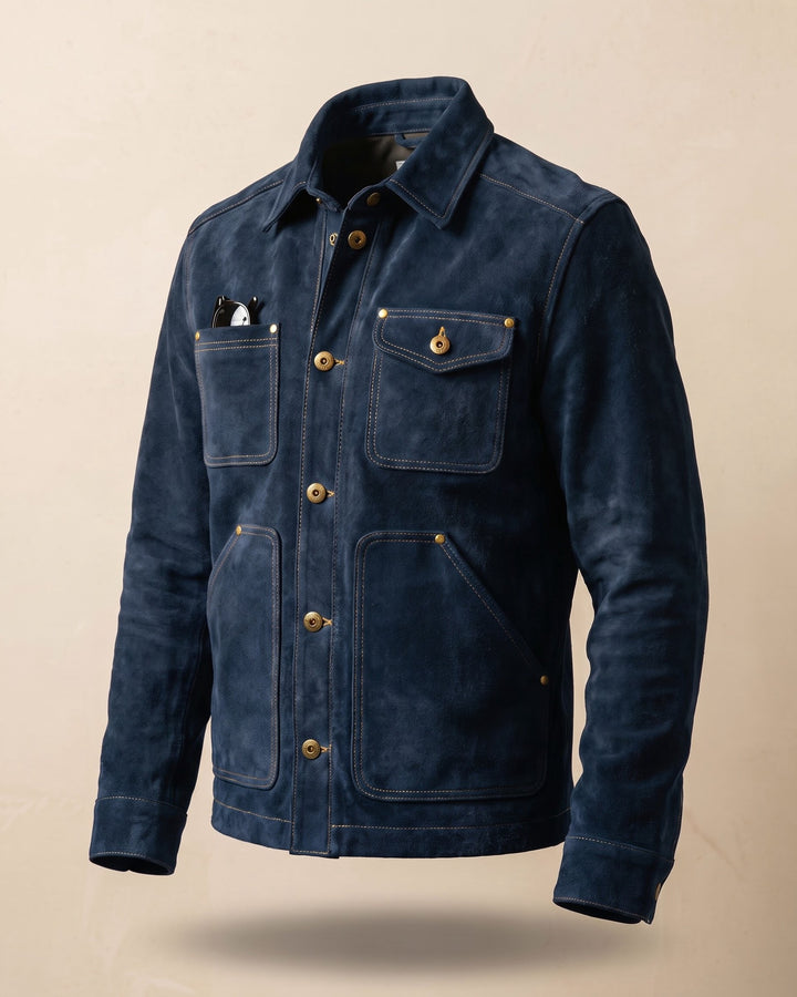 Ettore Suede Overshirt Jacket