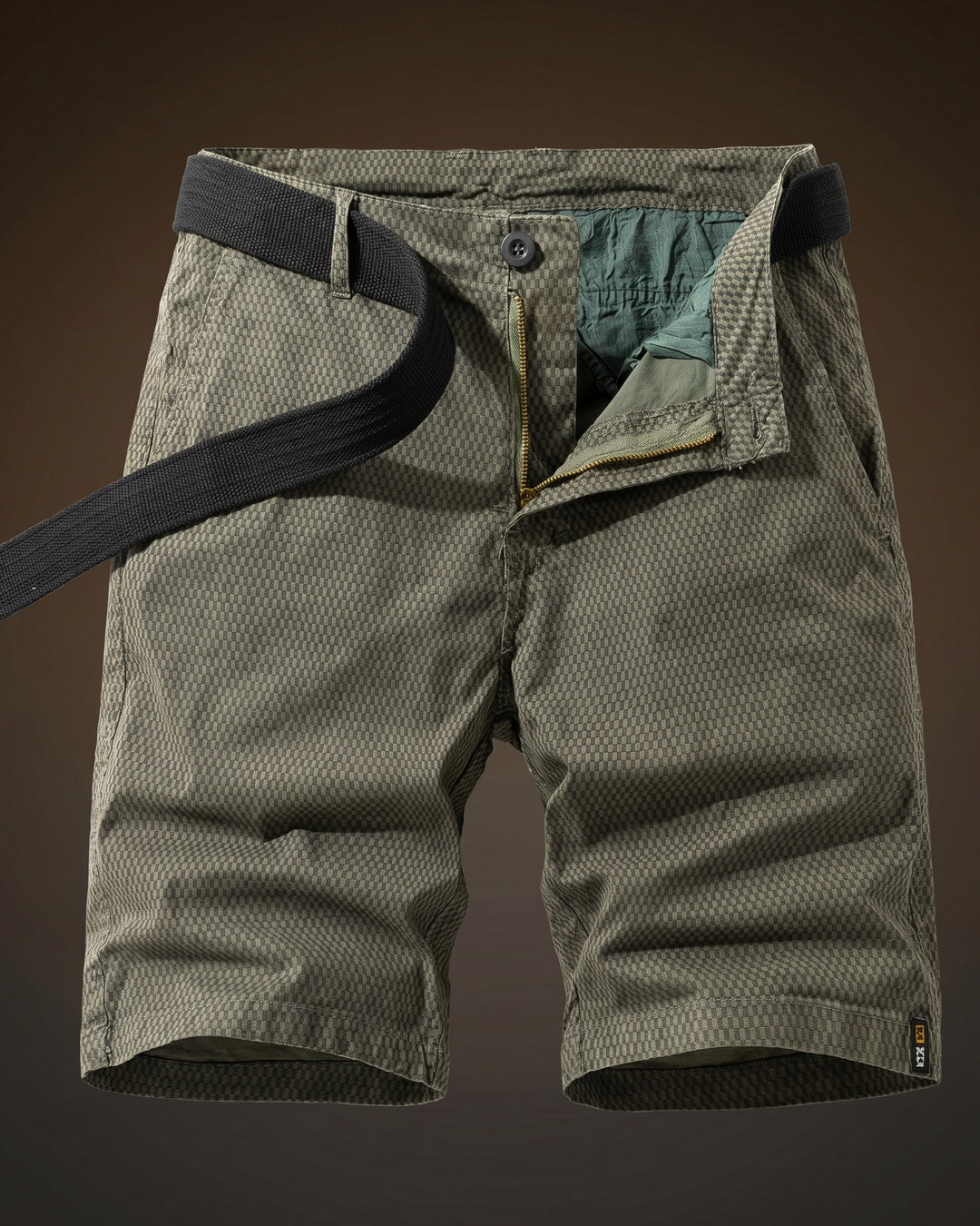 Ruben Cotton Check Shorts
