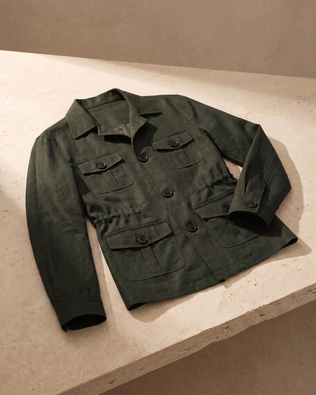 Ramiro Hemp Blend Safari Jacket