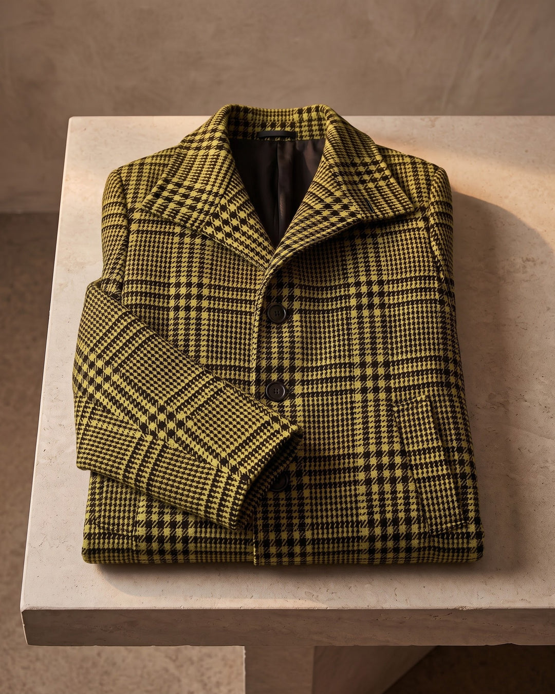 Gennaro Glen Plaid Overcoat