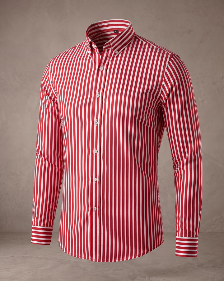 Lucio Striped Button-Down Shirt