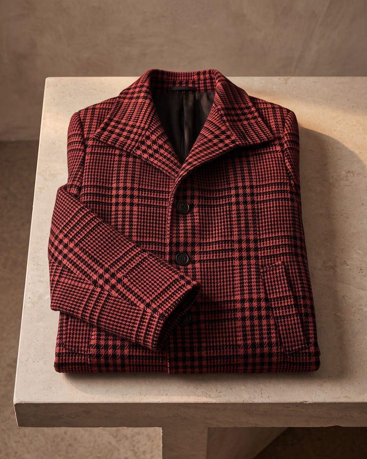 Gennaro Glen Plaid Overcoat