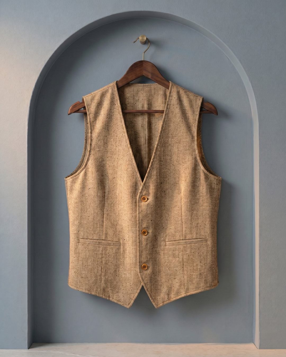 Tomas Linen Blend Vest