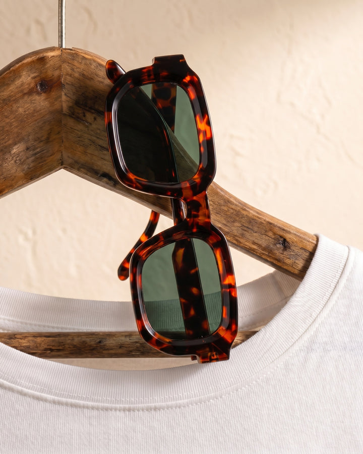 Lucio Square-Frame Sunglasses