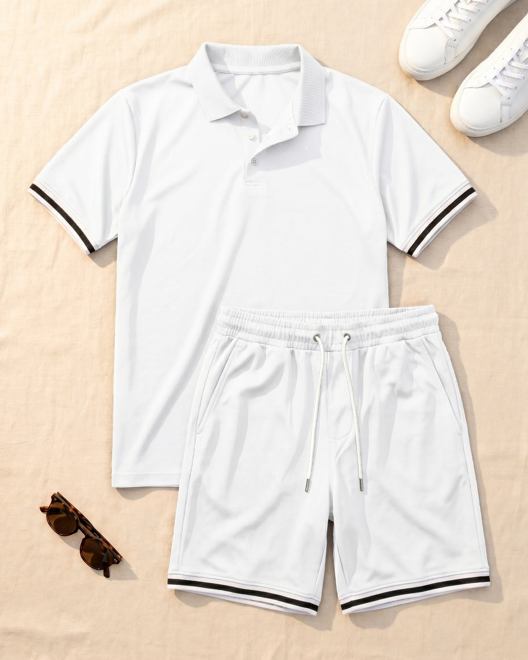 Nestor Polo and Shorts Set