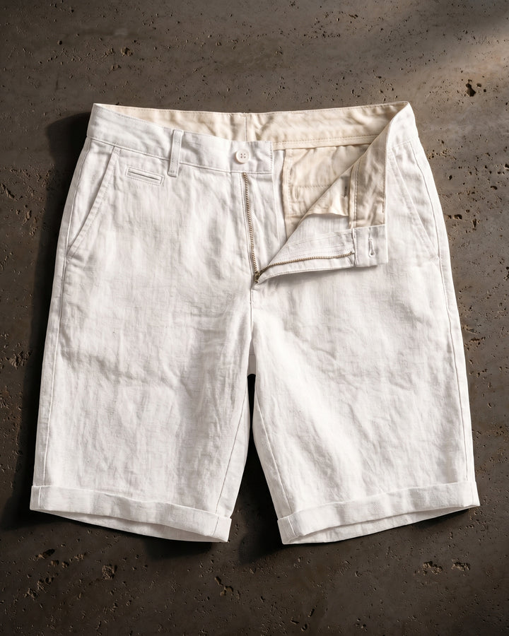 Julian Linen-Blend Shorts