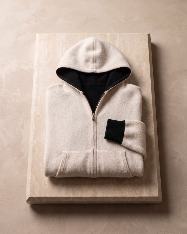 Donato Cashmere Zip Hoodie