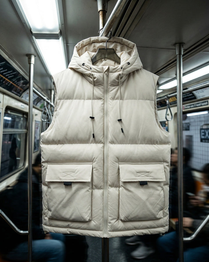 Ettore Hooded Puffer Vest