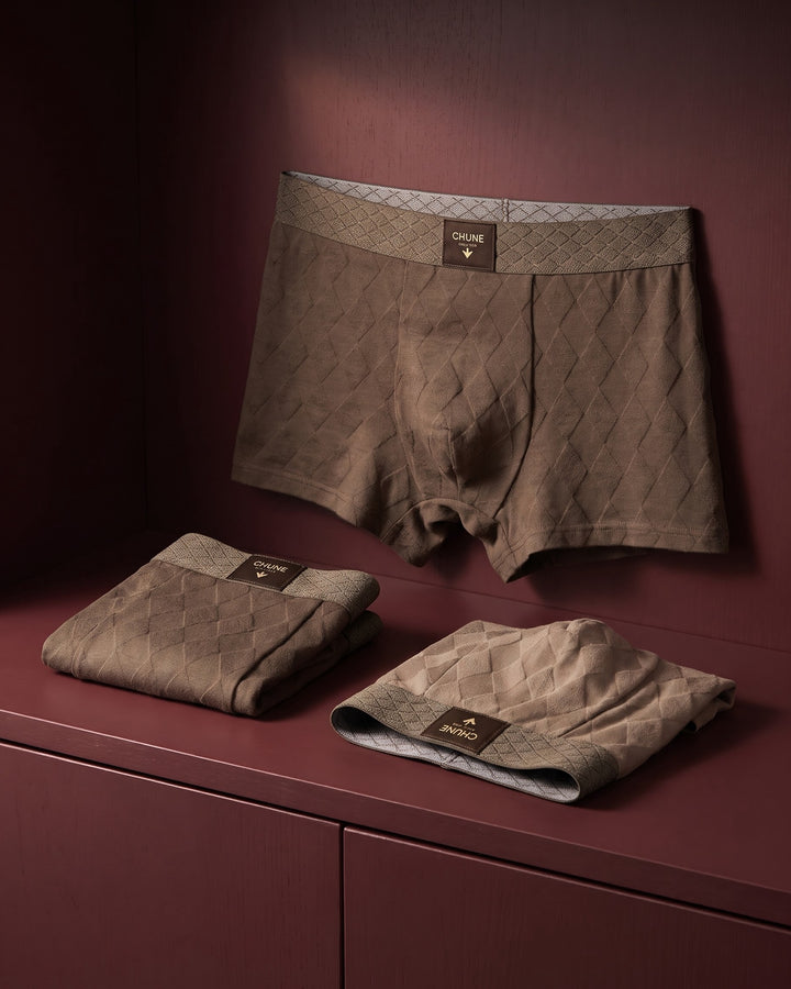 Giordano Cotton Jacquard Boxer Brief
