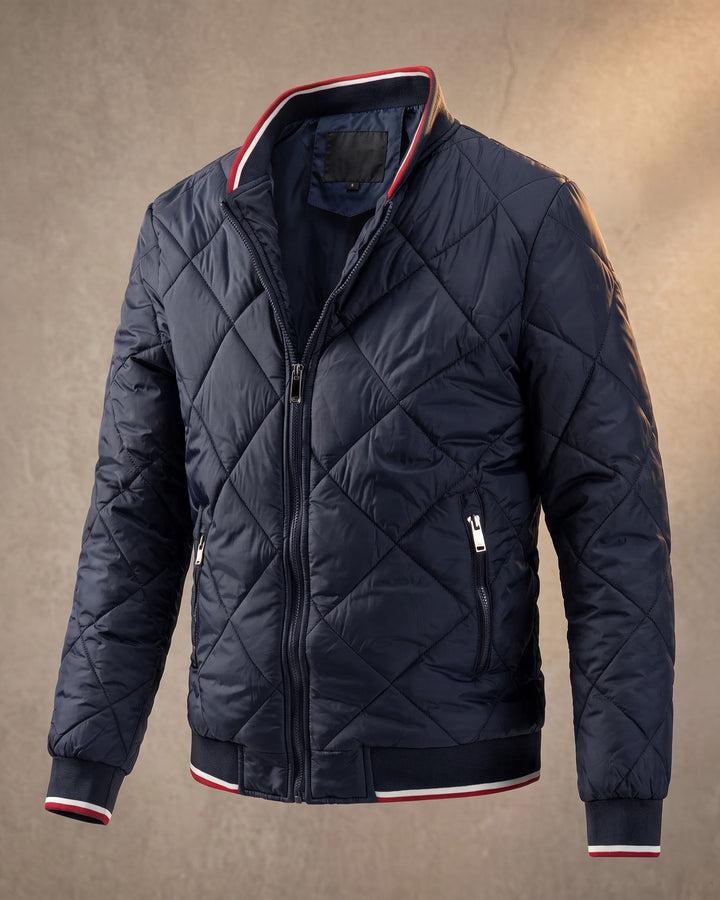 Demetrio Quilted Bomber Jacket