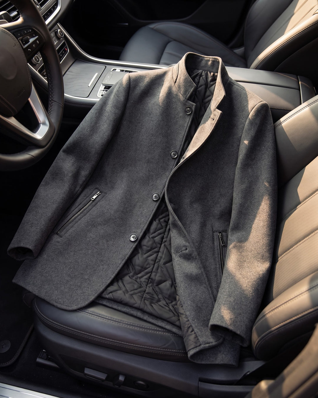 Ettore Wool Blend Coat
