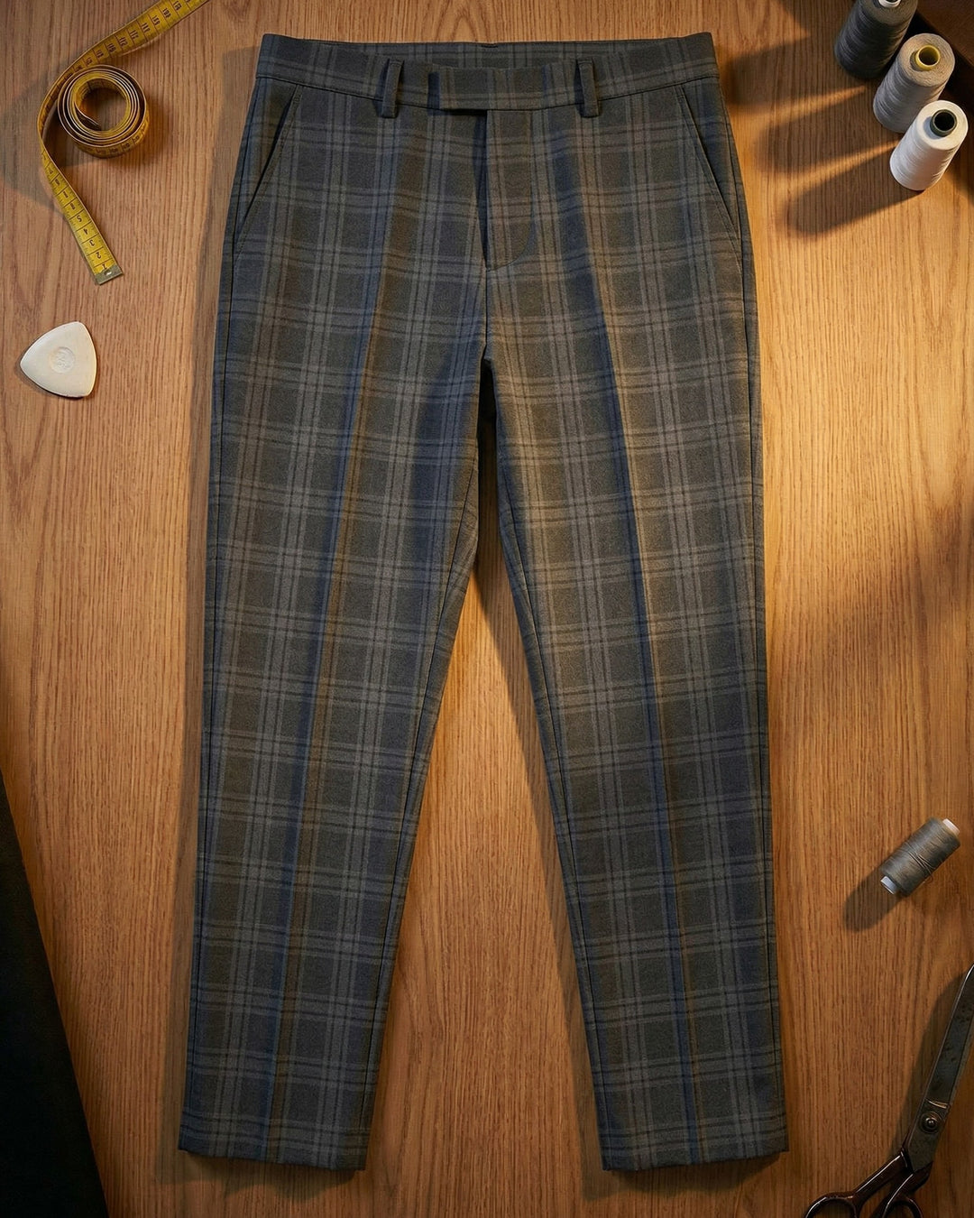 Dario Plaid Trousers