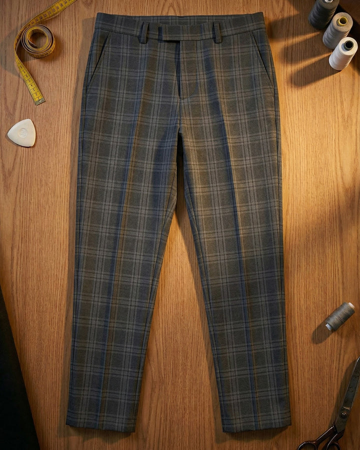Dario Plaid Trousers