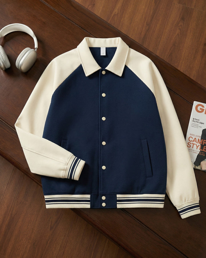 Giorgio Cotton-Blend Varsity Jacket