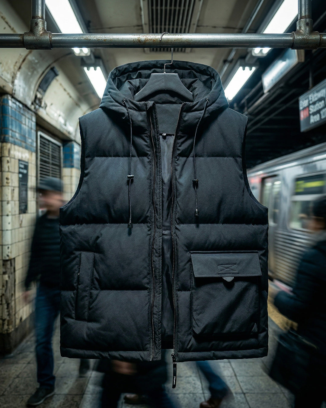 Ettore Hooded Puffer Vest