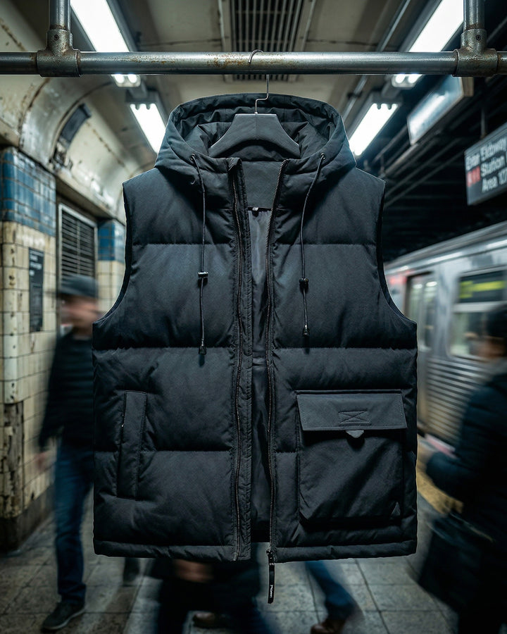 Ettore Hooded Puffer Vest