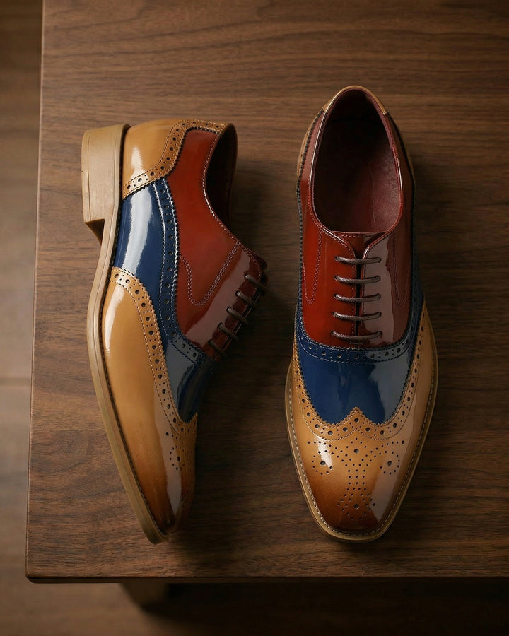 Riccardo Leather Brogue Shoe