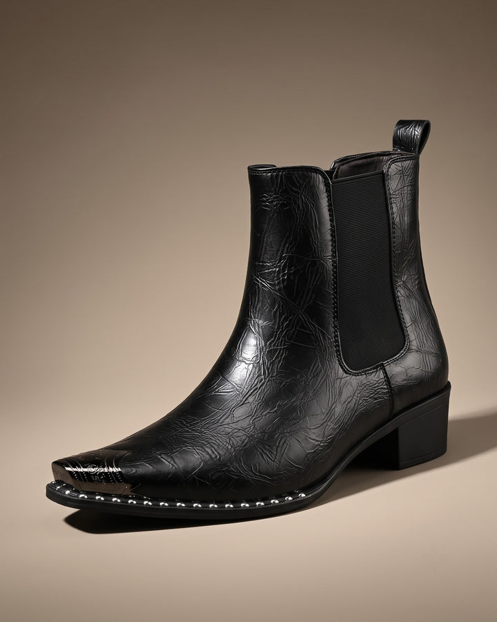 Fernanda Faux Leather Chelsea Boot