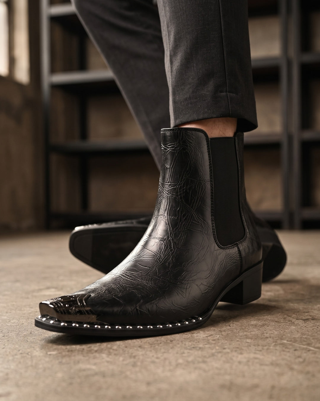 Fernanda Faux Leather Chelsea Boot