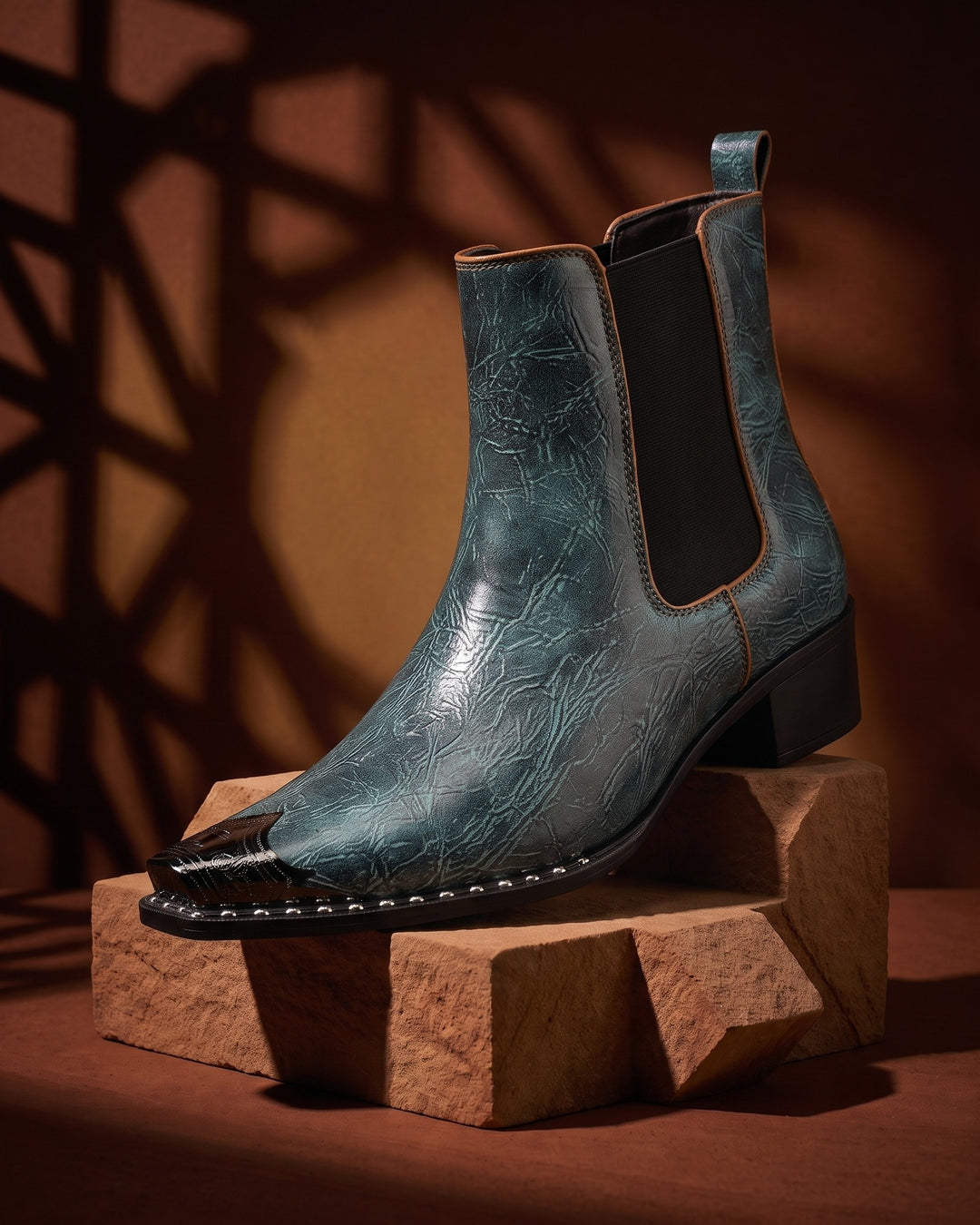 Fernanda Faux Leather Chelsea Boot
