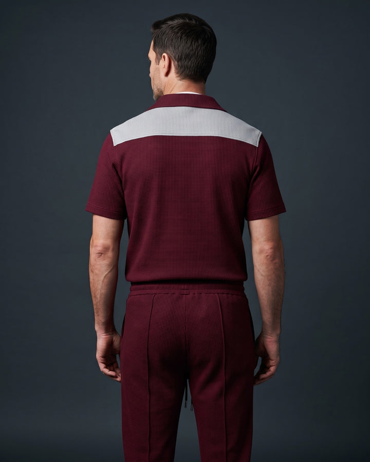 Giorgio Waffle-Knit Coordinate Set