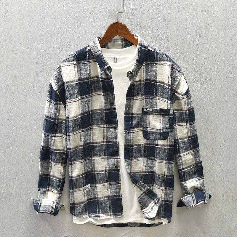 Adriano Cotton Check Shirt