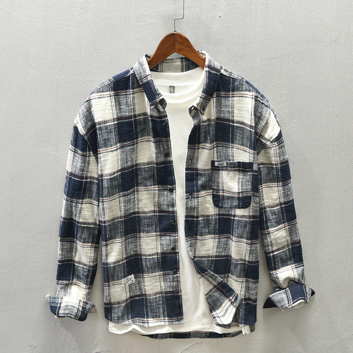 Adriano Cotton Check Shirt
