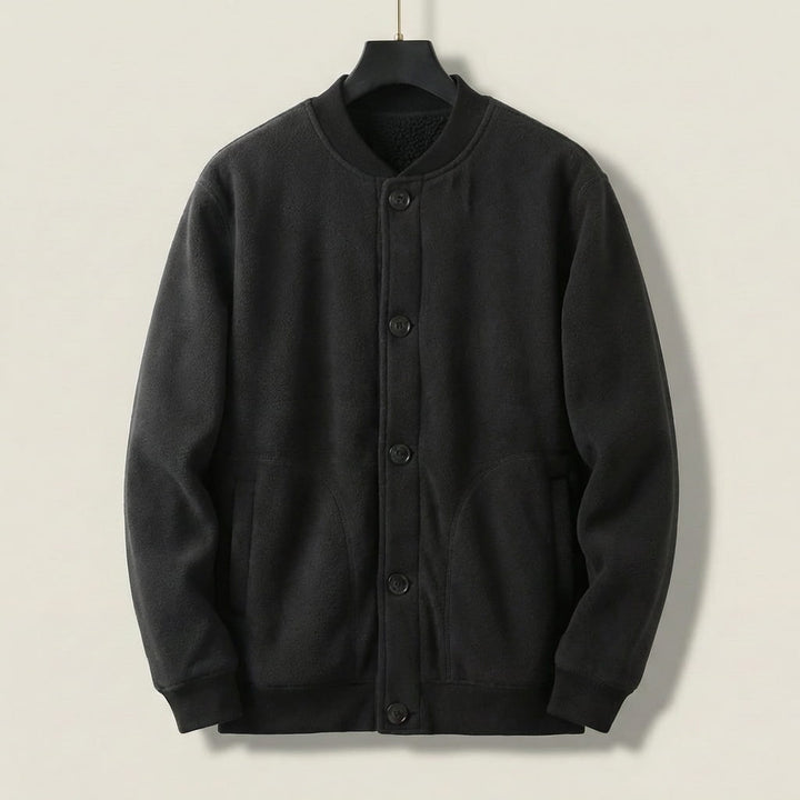 Emilio Fleece Lined Button Jacket