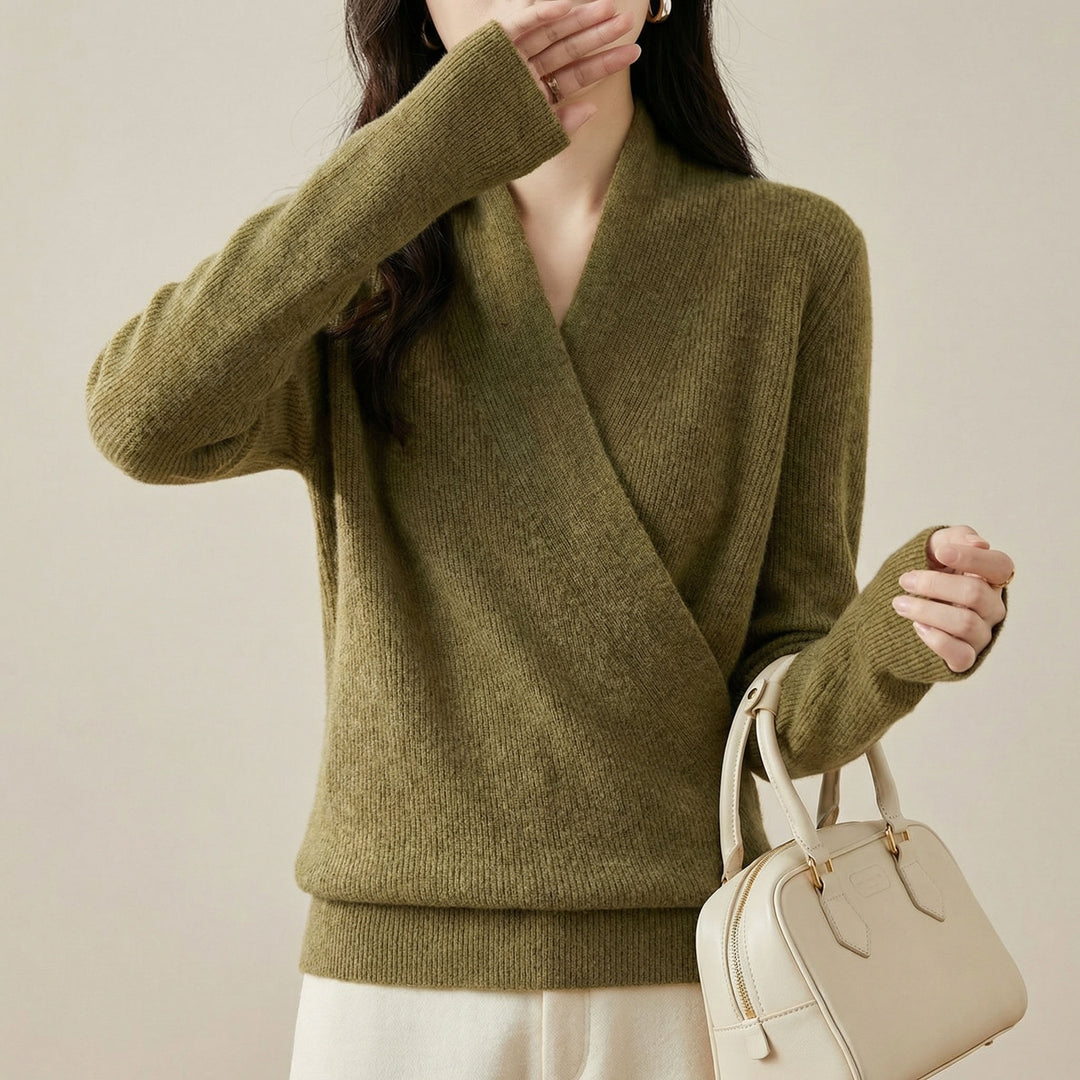 Giulia Wool Wrap Knit