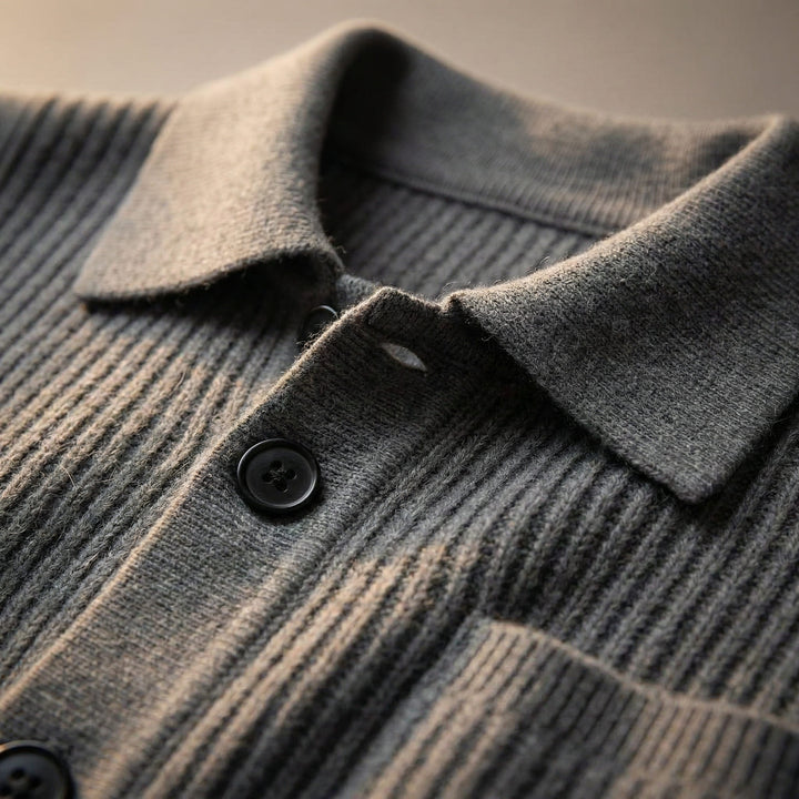 Marcello Textured Button Cardigan