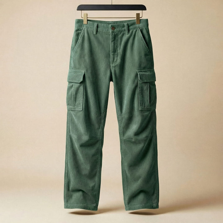 Alessandro Corduroy Cargo Trousers