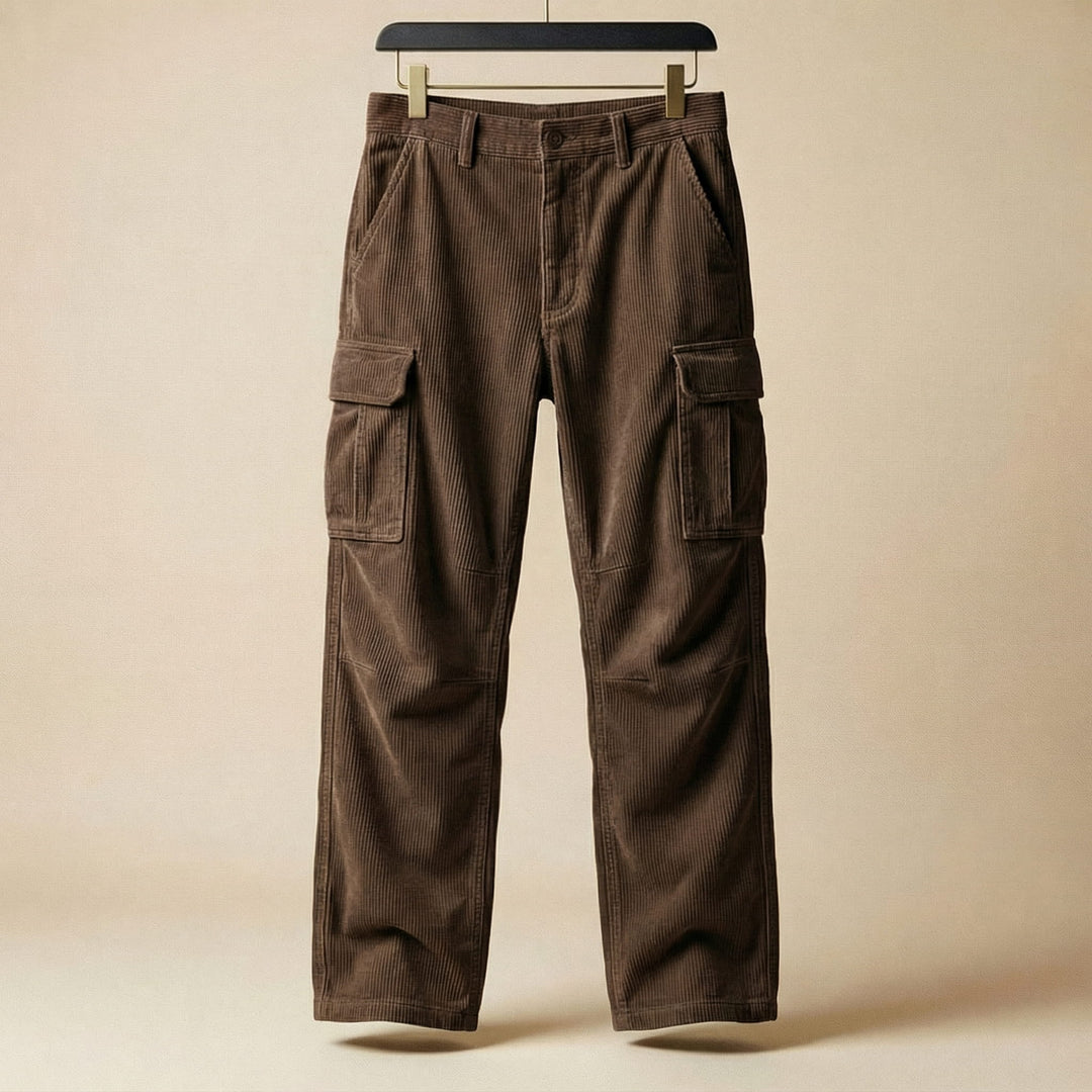Alessandro Corduroy Cargo Trousers