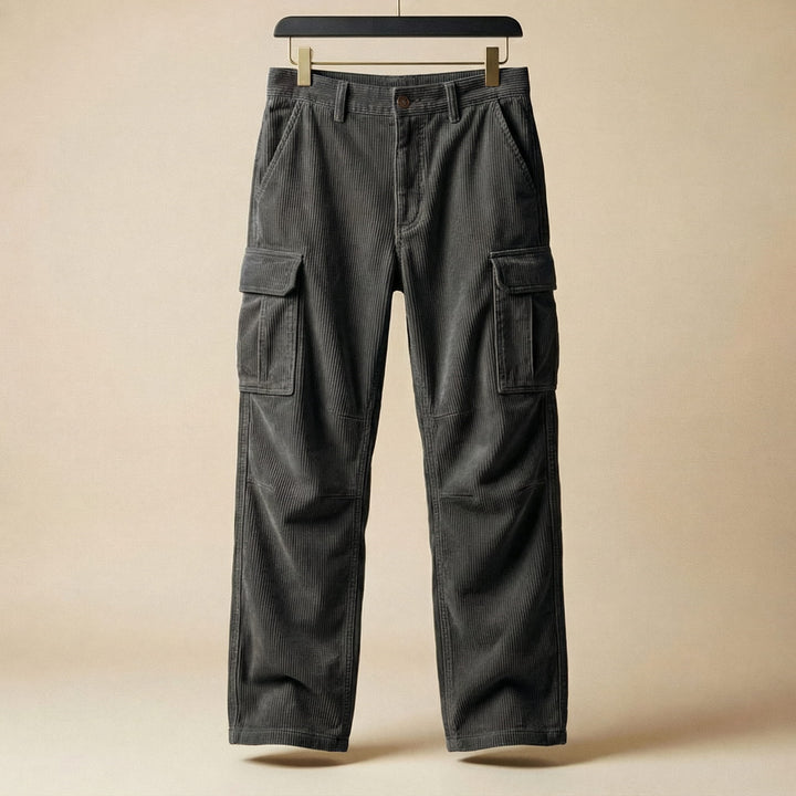 Alessandro Corduroy Cargo Trousers