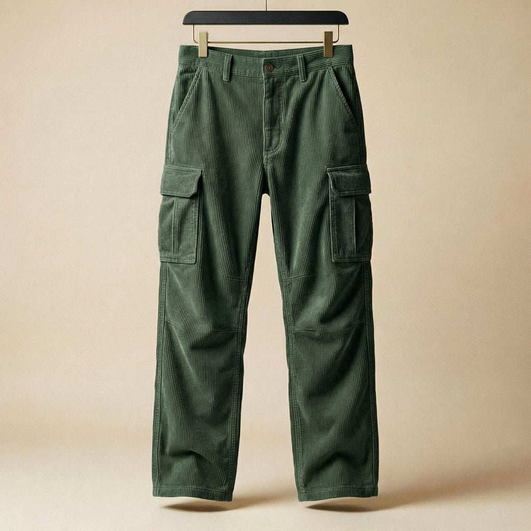 Alessandro Corduroy Cargo Trousers