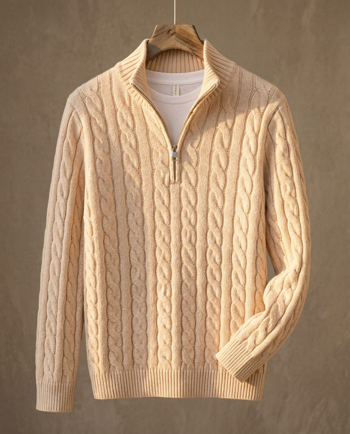 Alessandro Cotton Quarter-Zip Sweater