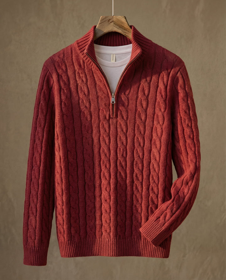 Alessandro Cotton Quarter-Zip Sweater