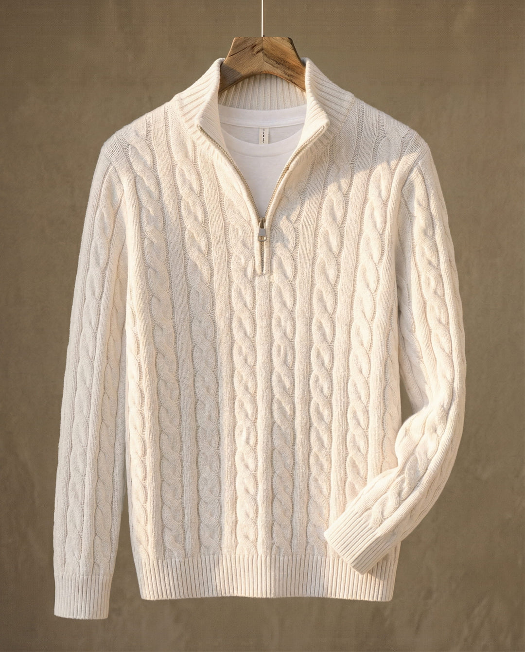 Alessandro Cotton Quarter-Zip Sweater