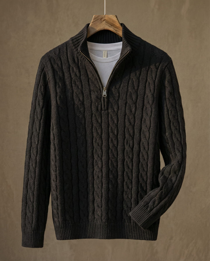 Alessandro Cotton Quarter-Zip Sweater