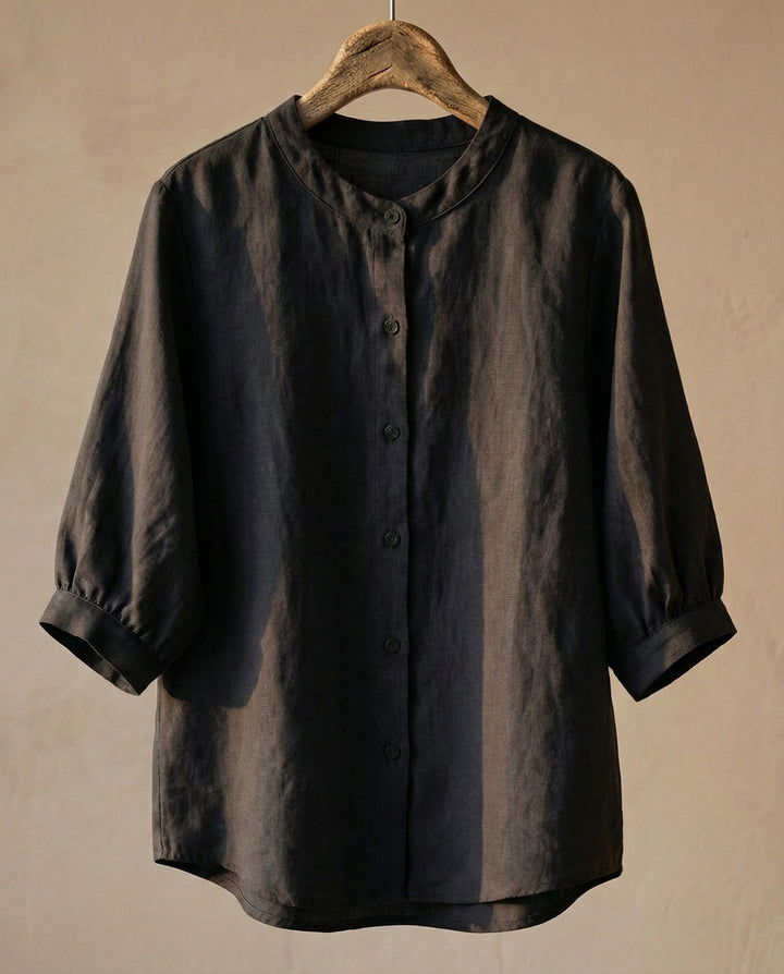 Giulia Cotton-Linen Blouse